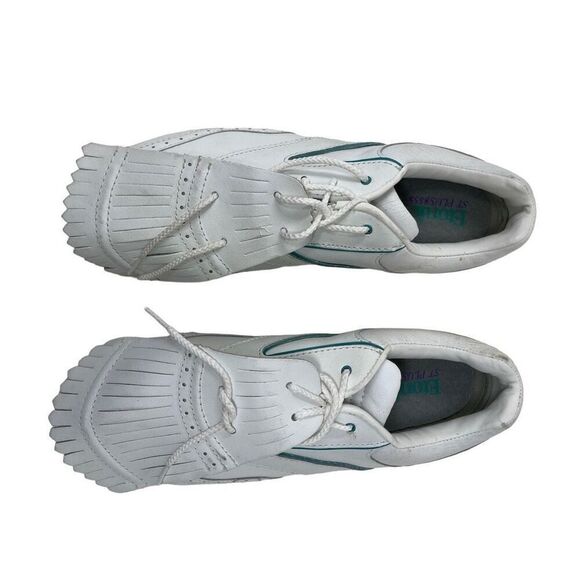 Etonic ST Plus Womens Metal Cleats Golf Sneaker Shoes 8555 White Size 7.5M - Picture 4 of 9